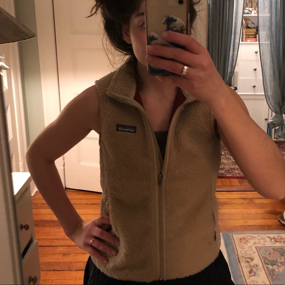 PATAGONIA Cream RetroX Vest size XS - Picture 2 of 16